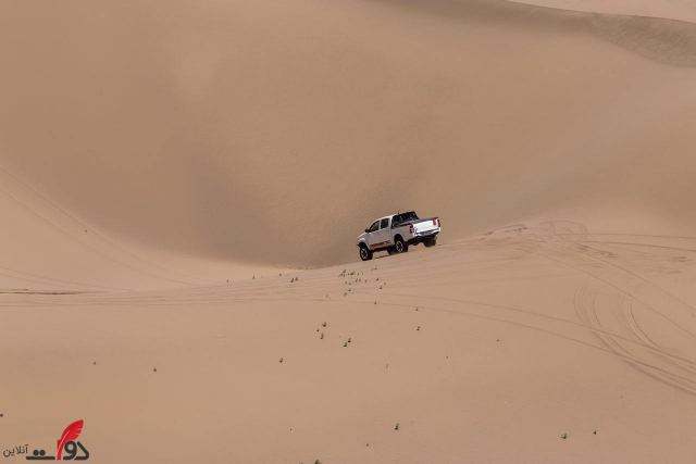 گزارش تصویری/ اینجا؛ بیابان بند ریگ