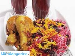 طرز تهیه آلبالو پلو