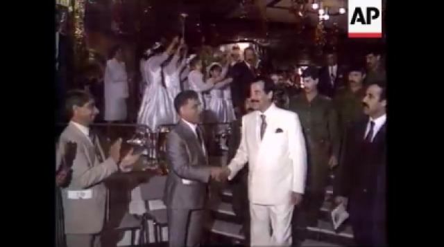 فیلمی بسیار دیدنی از صدام حسین در زمان حمله عراق به کویت