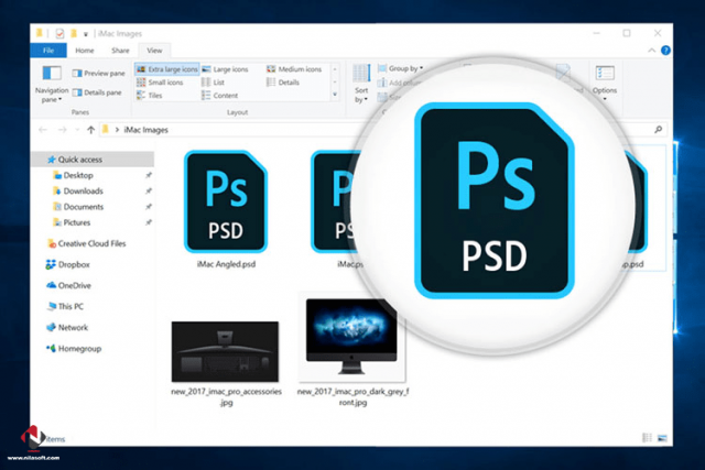 افزودن PSD به Explorer windows 10