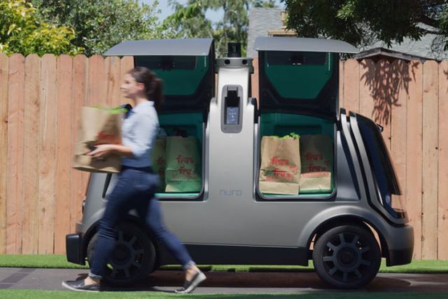 خودروی خودران نورو برای تحویل مواد غذایی در آمریکا