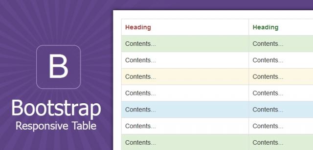 آموزش طراحی جداول در بوت استرپ 4