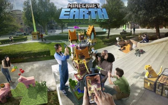 بازی موبایلی واقعیت مجازی Minecraft Earth رونمایی شد