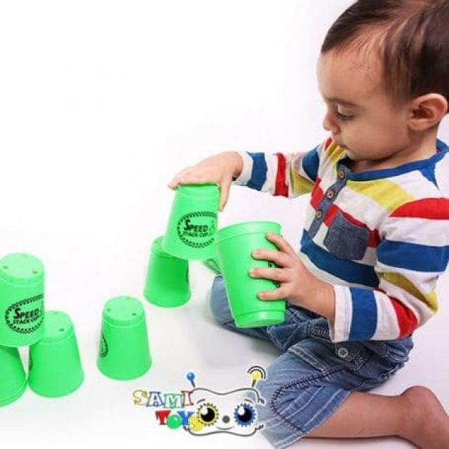 بازی فکری لیوان چینی Stacking Cups