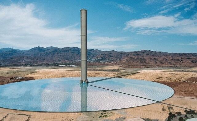 بالابردن بازده نیروگاههای دودکش خورشیدی با یک هندسه جدید