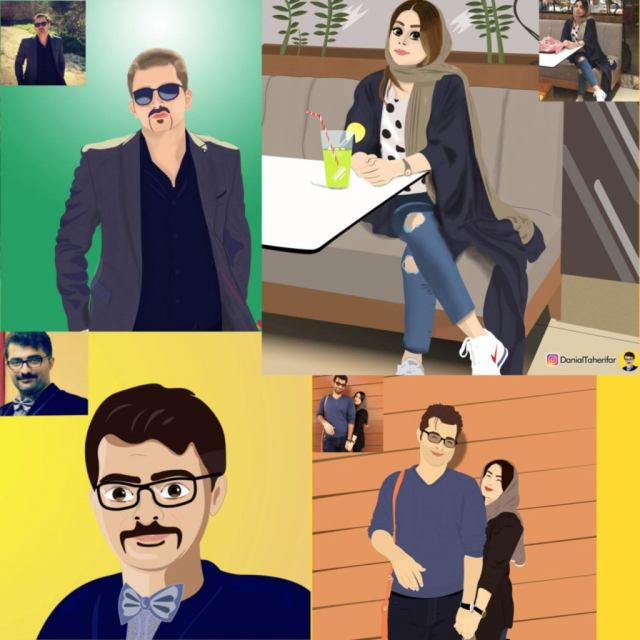 نقاشی دیجیتال به سبک دانیال طاهری فر