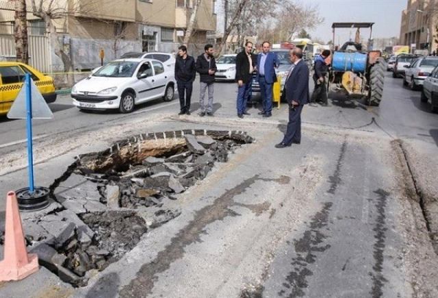 فرونشست تهران حاصل اجرای نادرست شبکه فاضلاب شهری