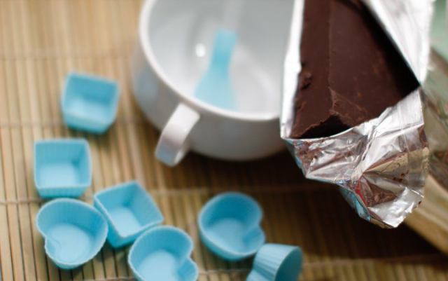 شکلات قلبی ولنتاین بسازید
