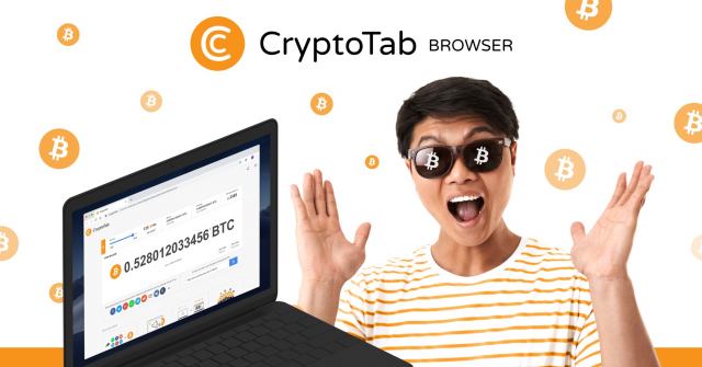 مرورگر cryptotabبرای استخراج بیتکوین رایگان