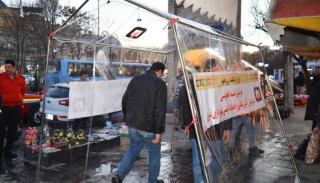آتشنشانی تبریز تونل ضد عفونی راه اندازی کرد