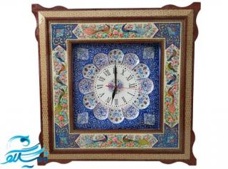 لیست قیمت ساعت دیواری خاتم و میناکاری ساعت دیواری مینا و خاتم
