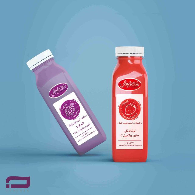 طراحی لیبل شرکت مواد غذایی 