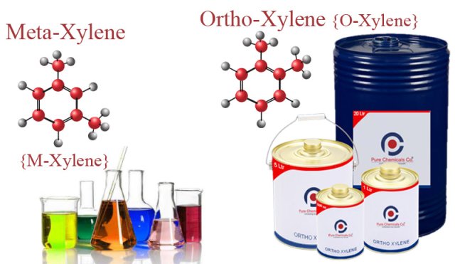 o-Xylene and m-Xylene