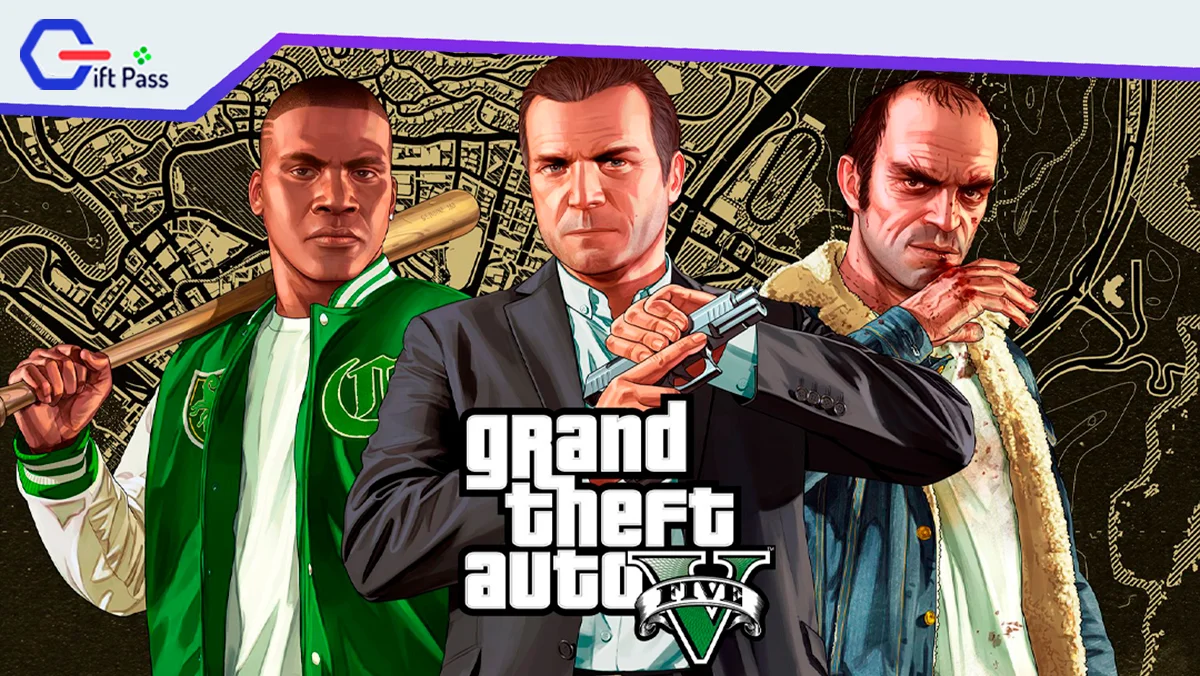 نگاهی کوتاه به GTA V با گیفت پس