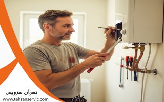 چگونه پکیج را در منزل سرویس کنیم؟