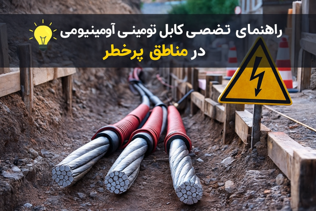 راهنمای تخصصی نصب کابل آلومینیومی زمینی در مناطق پرخطر