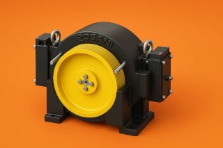 موتور گیرلس آسانسور روسانی 13 نفره توان 12kw سرعت 1.6m/s