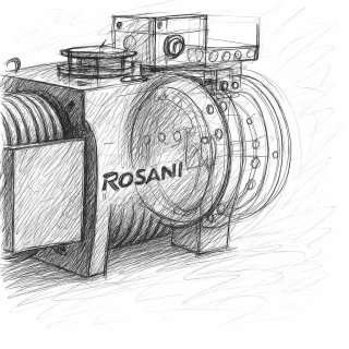 موتور گیرلس آسانسور روسانی 6 نفره توان 7.87kw سرعت 2.5m/s