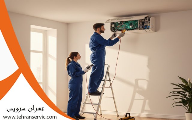 نصب کولر گازی در منیریه 