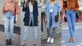 راهنمای ست کردن شلوار مام استایل با کفش از کتانی اسپرت تا بوت‌های زمستانی