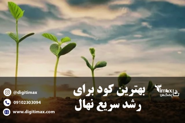 بهترین کود برای رشد سریع نهال | تایمکس