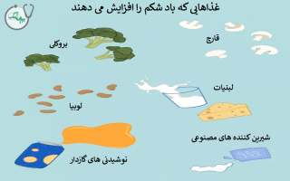 بهترین و بدترین غذاها برای نفخ 