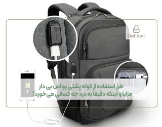 طرز استفاده از کوله پشتی USB دار + مزایا و اینکه دقیقاً به درد چه کسانی می‌خورد؟