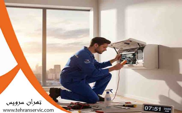 تعمیر کولر گازی در اقدسیه