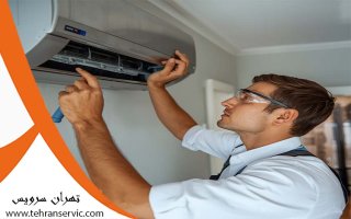 نصب کولر گازی در خیابان قزوین